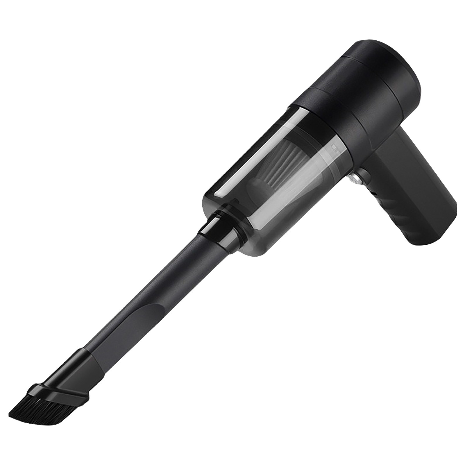 SPOORYYO Portable Wireless Vacuum Cleaner with High Suction Power for Car and Home Use, Long-Lasting Battery Life